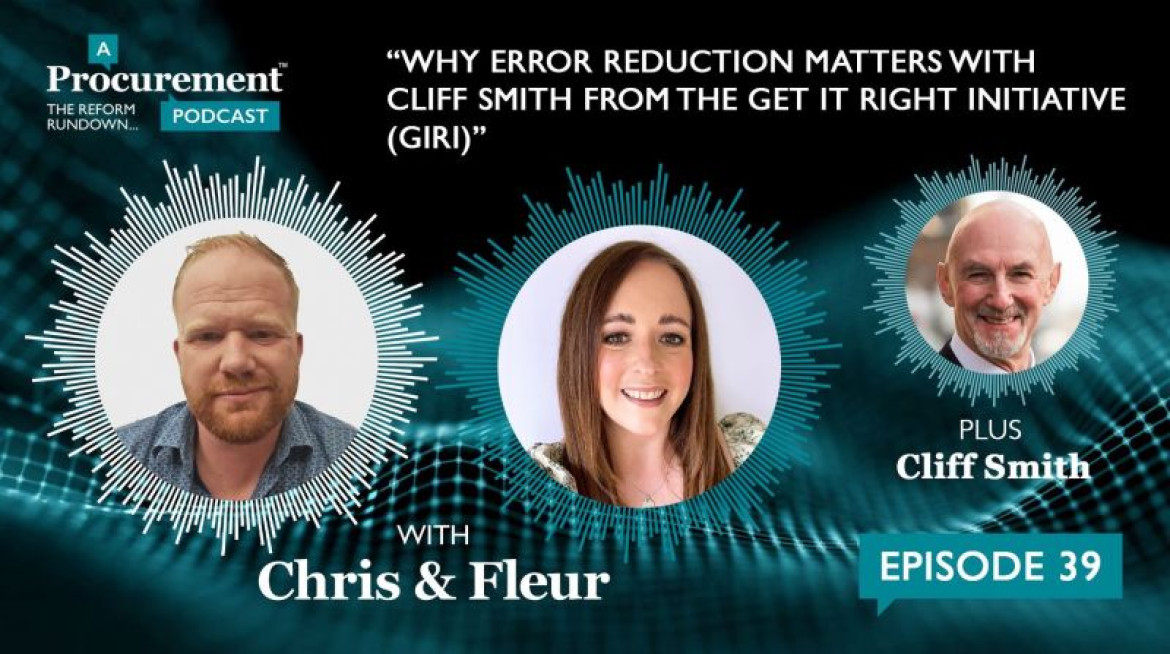 Why error reduction matters - A Procurement Podcast