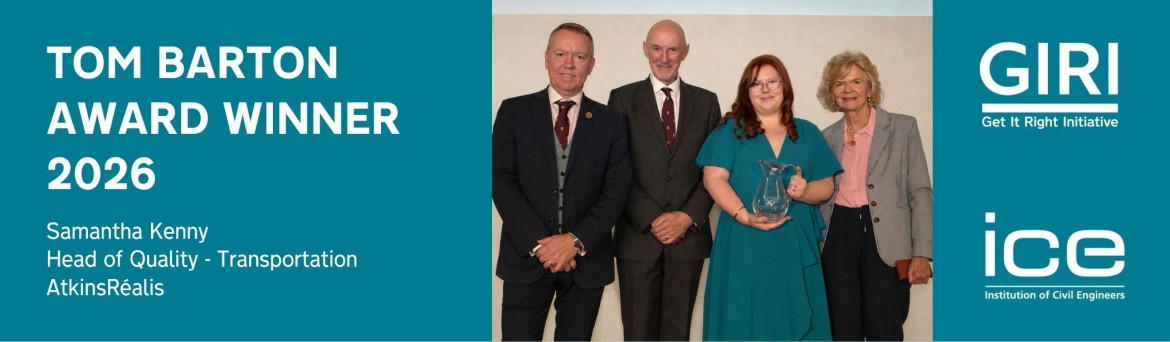 Winner announced for the Tom Barton Award 2026