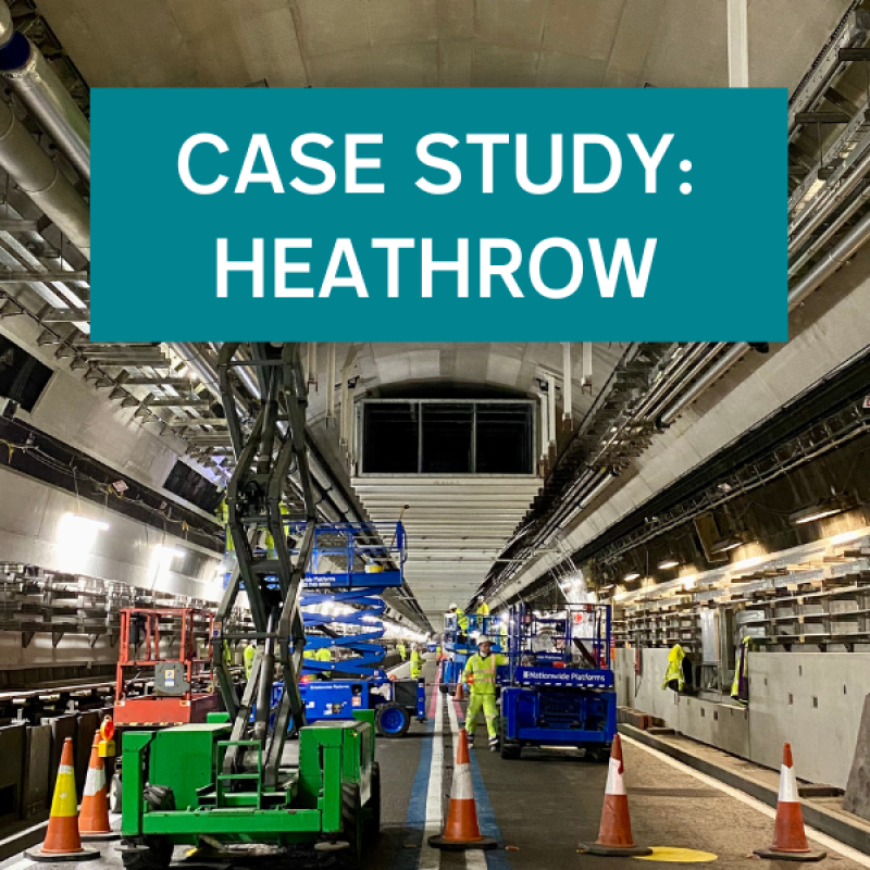 Case study: Heathrow cargo tunnel refurbishment