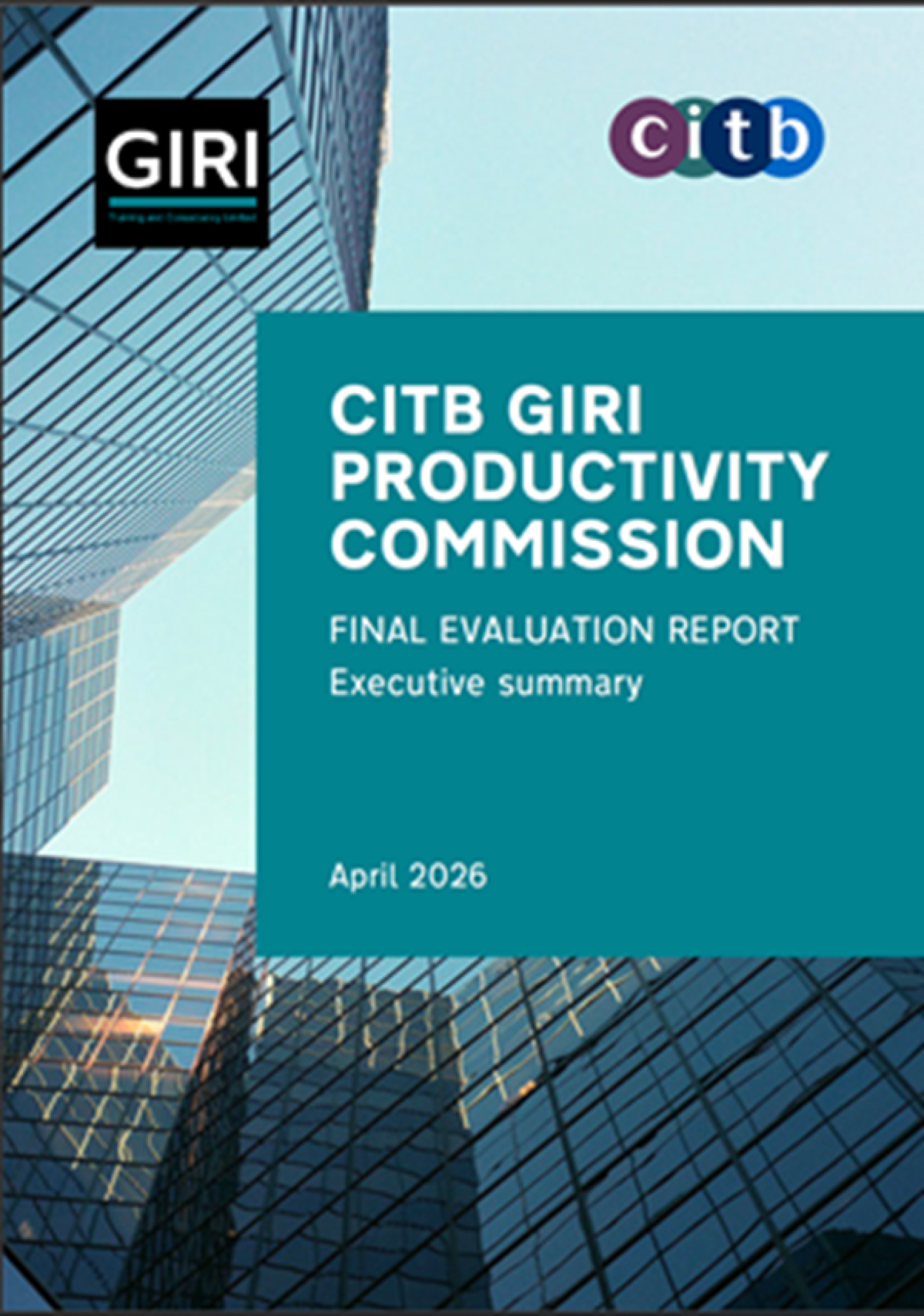 GIRI CITB Productivity Commission - Final evaluation report
